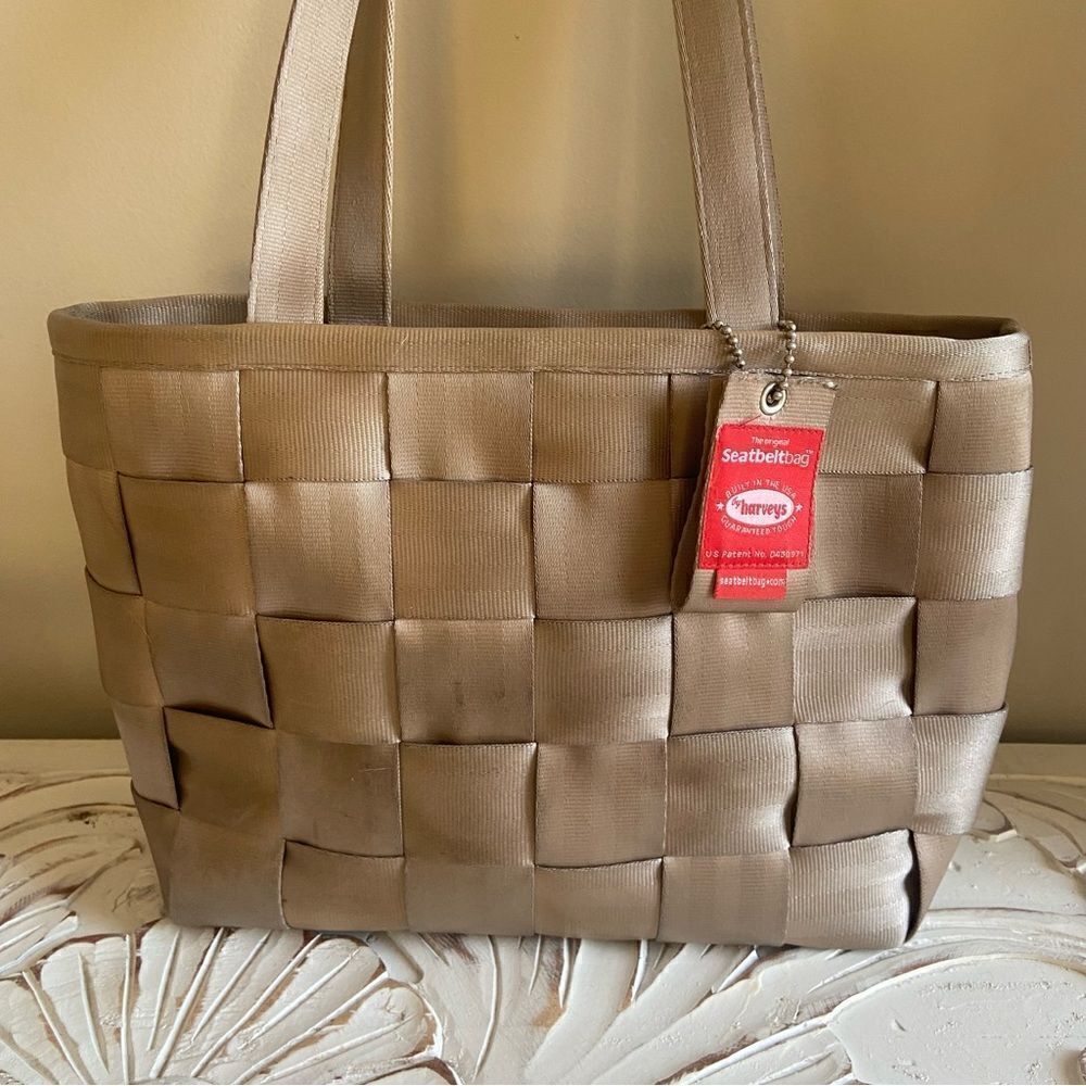 The Seatbelt Bag Tan Tote Bag